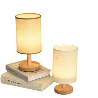 Lampada Comodino Bambù Legno Illuminazione Calda Fredda Neutra Alimentatore USB Accessori Arredamento Casa Decorazione Interni - INTERIOR DREAM DESIGN