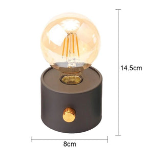 Lampada Da Comodino Decorazione Camera Arredo Diverse Colorazioni Piccola Luce Comoda-INTERIOR DREAM DESIGN