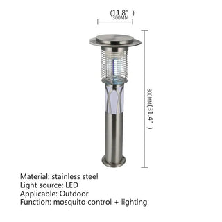 Lampada Insetticida Esterno Lungo LED Elettrico Luminoso Grigio Utile Resistente Pratico-INTERIOR DREAM DESIGN