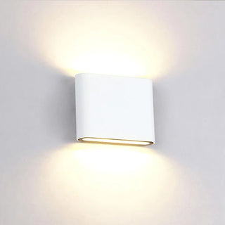 Lampada Parete Bianco Nero Emissione Luce Calda Fredda Diverse Dimensioni Installazione Muro Viti LED Arredamento Casa - INTERIOR DREAM DESIGN