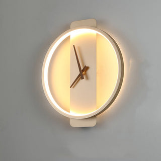 Lampada Parete Stile Nordico Design Orologio - INTERIOR DREAM DESIGN
