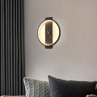 Lampada Parete Stile Nordico Design Orologio - INTERIOR DREAM DESIGN