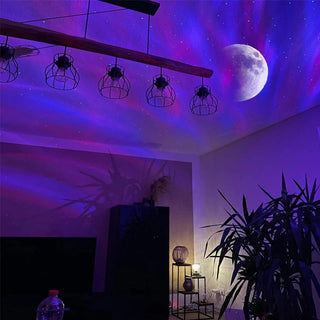 Lampada Proiettore LED Galassia Stelle Luna Comodino - INTERIOR DREAM DESIGN