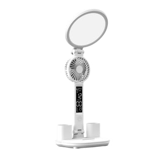 Lampada Scrivania LED Orologio Ventola Dimmerabile USB - INTERIOR DREAM DESIGN