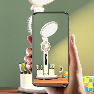 Lampada Scrivania LED Orologio Ventola Dimmerabile USB - INTERIOR DREAM DESIGN