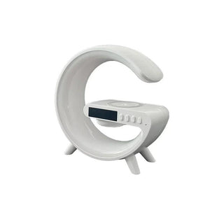 Lampada Sveglia Comodino Tavolo Multifunzionale Bluetooth Wireless Ricarica Iphone Accessori Casa - INTERIOR DREAM DESIGN