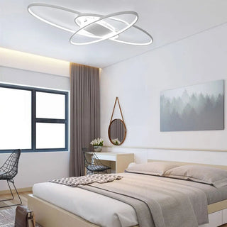 Lampadario Di Colore Bianco Tre Emissione Di Colore Arredo Moderno Potenza 220V In Alluminio Pratico E Leggero - INTERIOR DREAM DESIGN