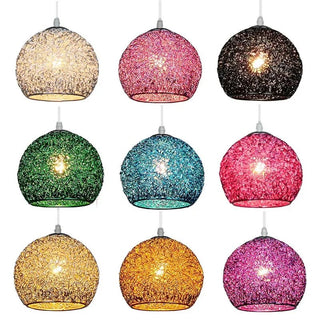 Lampadario Diverse Colorazioni Forma Circolare Materiale Alluminio Decorazione Creativa Arredo Casa-INTERIOR DREAM DESIGN