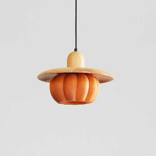 Lampadario Forma Zucca Soffitto Arancione Diversi Colori Emissione Luce Arredamento Casa Luce Illuminazione-INTERIOR DREAM DESIGN