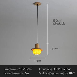 Lampadario Forma Zucca Soffitto Arancione Diversi Colori Emissione Luce Arredamento Casa Luce Illuminazione-INTERIOR DREAM DESIGN