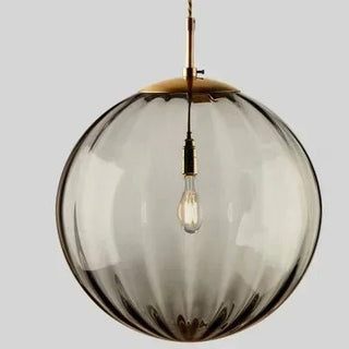 Lampadario Materiale Vetro Modello Sfera Diverse Colorazioni Design Moderno Innovativo Elegante-INTERIOR DREAM DESIGN