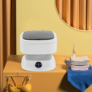 Lavatrice Piccole Dimensioni Viaggio Portatile Pieghevole Elettrodomestici Utili 3 Impostazioni-INTERIOR DREAM DESIGN