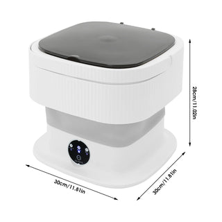 Lavatrice Piccole Dimensioni Viaggio Portatile Pieghevole Elettrodomestici Utili 3 Impostazioni-INTERIOR DREAM DESIGN