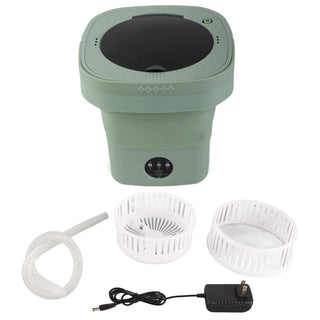 Lavatrice Portatile Piccole Dimensioni Colorata Utile Viaggio Capacità 6,5L Pieghevole-INTERIOR DREAM DESIGN