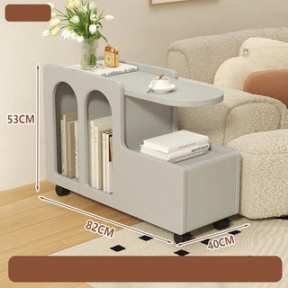 Libreria Porta Oggetti Piccolo Mobile Comò Decorazione Salotto Diverse Colorazioni Materiale Legno-INTERIOR DREAM DESIGN