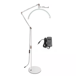 Luce Forma Mezza Luna Led Da Pavimento Supporto Luminoso Regolabile Punto Luce-INTERIOR DREAM DESIGN