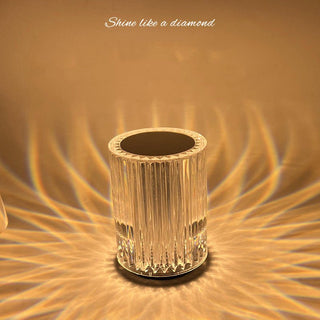 Luce Notturna Decorativa Atmosfera Effetto Cristallo - INTERIOR DREAM DESIGN