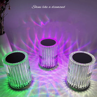 Luce Notturna Decorativa Atmosfera Effetto Cristallo - INTERIOR DREAM DESIGN