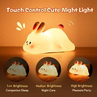 Luce Notturna LED Bambini Silicone Sensore Touch - INTERIOR DREAM DESIGN