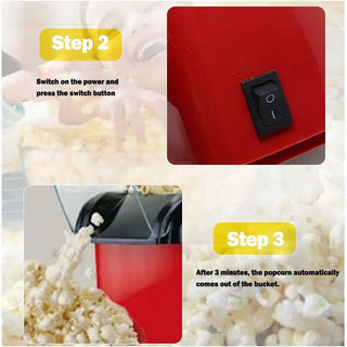 Macchina Popcorn Automatica Elettrica Portatile Accessori Elettrodomestico Cucina - INTERIOR DREAM DESIGN