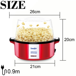 Macchina Popcorn Piccola Utile Pratica Decorazioni Casa Cucina Bambini Rossa-INTERIOR DREAM DESIGN
