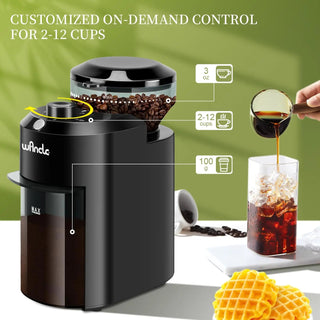 Macinacaffè Elettrico Frullatore Chicchi Caffè Diverse Impostazioni Oltre 28 Funzioni Accessori Elettrodomestici Casa Cucina - INTERIOR DREAM DESIGN