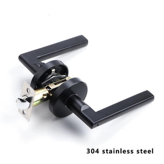 Maniglia Acciaio Inossidabile Senza Serratura Argento Nero Blocco Sicurezza-INTERIOR DREAM DESIGN