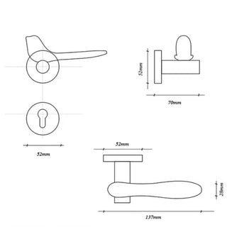 Maniglia Forma Uccello Design Innovativo Diversi Colori Lucido Opaco-INTERIOR DREAM DESIGN