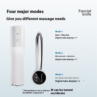 Massaggiatore Elettrico Vibrante Viso Corpo Effetto Lift Calore - INTERIOR DREAM DESIGN