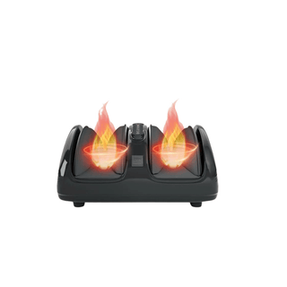 Massaggiatore Nero Elettrico Rilassante Casa Leggero Portatile Piedi Automatico Polpaccio-INTERIOR DREAM DESIGN