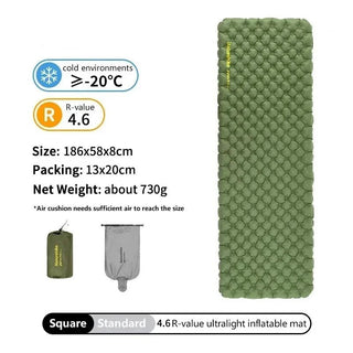 Materassino Campeggio Verde Richiudibile Comodo Morbido Diverse Dimensioni-INTERIOR DREAM DESIGN