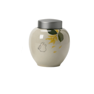 Memorale Colore Beige Ceramica Capacità 350ml Disegno Animali Domestici - INTERIOR DREAM DESIGN