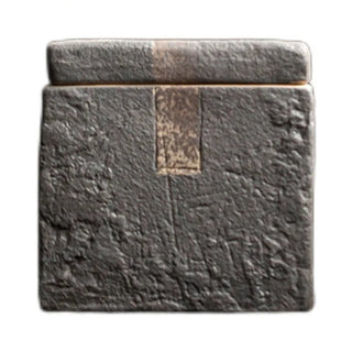 Memoriale Animali Domestici Urne Ceramica Quadrato Colore Grigio - INTERIOR DREAM DESIGN