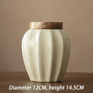 Memoriale Ceramica Beige Diversi Modelli Animali Domestici Funerale Anfora - INTERIOR DREAM DESIGN