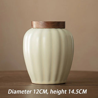 Memoriale Ceramica Beige Diversi Modelli Animali Domestici Funerale Anfora - INTERIOR DREAM DESIGN