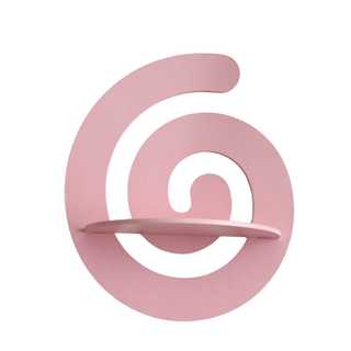 Mensola Forma Spirale Decorazione Moderna Colori Vivaci Decorazione Camera Da Parete-INTERIOR DREAM DESIGN