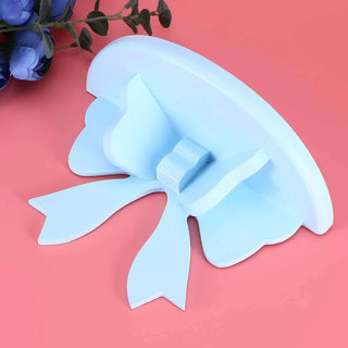 Mensole Con Fiocco Vari Colori Verde Rosa Bianca In Legno Piccole Dimensioni Adatta A Muro Decorazione Casa-INTERIOR DREAM DESIGN