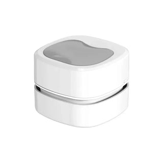 Mini Aspirapolvere Colore Bianco Rosa Piccole Dimensioni Portatile Ricaricabile USB Batterie Potenza 5W - INTERIOR DREAM DESIGN