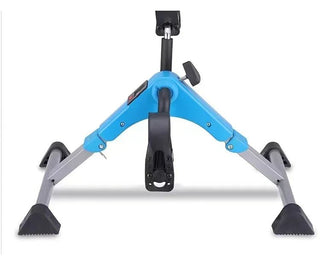 Mini Cyclette Pieghevole Portatile Verde Blu Fitness Gambe Attrezzi Palestra Resistente-INTERIOR DREAM DESIGN