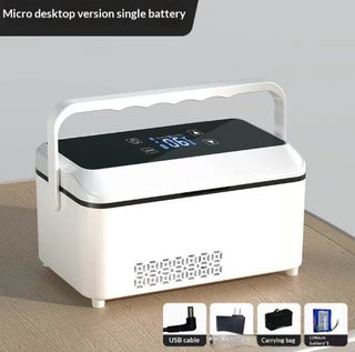 Mini Frigorifero Portatile Doppio Uso Auto Casa Alimentato USB - INTERIOR DREAM DESIGN