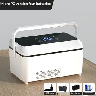 Mini Frigorifero Portatile Doppio Uso Auto Casa Alimentato USB - INTERIOR DREAM DESIGN