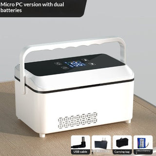 Mini Frigorifero Portatile Doppio Uso Auto Casa Alimentato USB - INTERIOR DREAM DESIGN