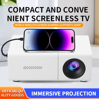 Mini Proiettore Smartphone Portatile Compatto Casa Viaggio - INTERIOR DREAM DESIGN