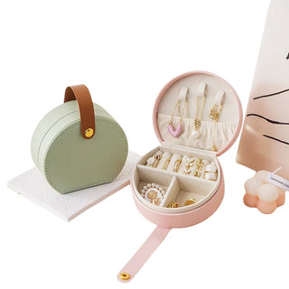 Mini Scatola Borsa Portagioie Viaggio Portatile Orecchino Collana Anello Gioielli Accessori Casa Camera Letto-INTERIOR DREAM DESIGN