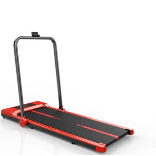 Mini Tapis Roulant Rosso Nero Pratico Fitness Casa Elettrico Palestra Corsa Pieghevole-INTERIOR DREAM DESIGN