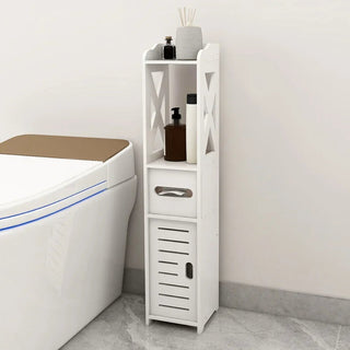 Mobile Bagno Bianco Altezza Salvaspazio Tre Dimensioni Diverse Tre Modelli Diversi Design Bagno Design Casa - INTERIOR DREAM DESIGN