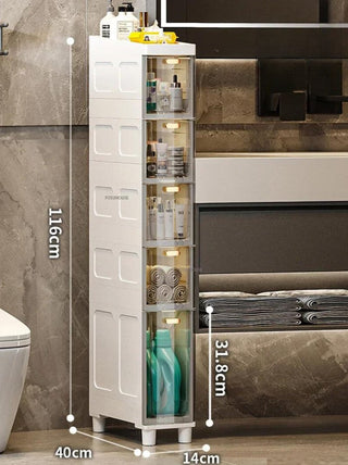 Mobile Cassettiera Portaoggetti Bagno Plastica Accessori Organizzazione Casa - INTERIOR DREAM DESIGN