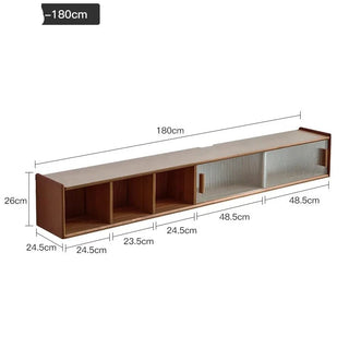 Mobile Di Legno Sospeso Salva Spazio Modelli Diversi Colori Diversi Moderno Adatto Design Per TV - INTERIOR DREAM DESIGN