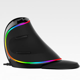 Mouse Ergonomico Verticale Snail Cablato Anti Affaticamento Mano - INTERIOR DREAM DESIGN