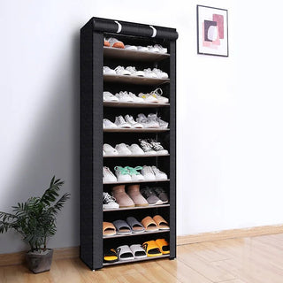 Multilayer Shoe Rack Organizer Nonwoven Fabric Hallway Entryway Stand Holder Space Saving Cabinet Home Furniture Dustproof Shelf - INTERIOR DREAM DESIGN